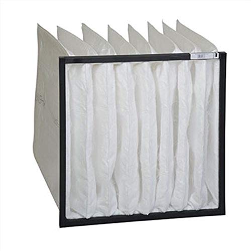 Taschenfilter aus synthetischem Filtermedium.Kunststoffrahmen. F9,360 mm Länge (490 x 592 x 360 mm) von LTH-Hanse