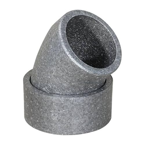 Wärmerückgewinnung Rohr/ Verbinder / Bogen/ EPP Isolierung 15 mm (Bogen ø 160 / 45° / 15 mm) von LTH-Hanse