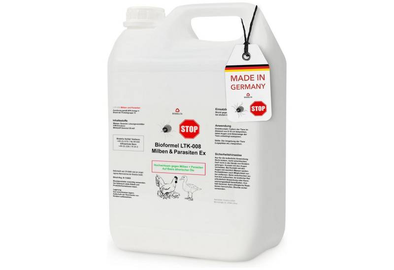 LTK-008 Biodelta Insektenspray Hühner & Geflügel Milben Spray N, 5 l, Sprühflasche oder Kanister, flüssig von LTK-008 Biodelta