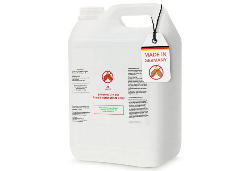 LTK-008 Biodelta Insektenspray Mottenspray N, 5 l, Sprühflasche und Kanister, 500ml von LTK-008 Biodelta