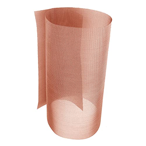 1 Packung 30 Mesh 99,9% reines Kupfer Screen Woven Mesh Screen, Copper Mesh Cloth Fine Mesh, 19,68 x 19,68 Zoll von LTKJ