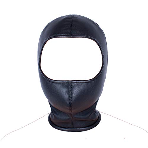 SM Bondage Masken BDSM Ledermasken Sex Erotisch Masken Halloween Masken Cosplay Masken SM Sexy Masken Extrem SM Sklaven Sex Spielzeug Männer,L,Black von LTMDESH