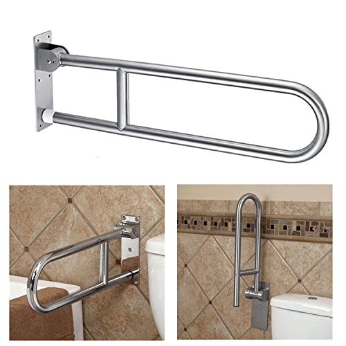 80cm Wandstützgriff Aufstehhilfe Stützklappgriff WC Edelstahl Haltegriff Toilette Anti-Rutsch Sicherheitsgriffe Bad WC für Senioren & Behinderte 80cm Wandstützgriff Aufstehhilfe Stützklappgriff WC Edelstahl Haltegriff Toilette Anti-Rutsch Sicherheitsgriffe Bad WC für Senioren & Behinderte von LTQ Vapor