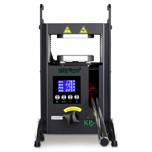 LTQ Vapor Rosin Presse 4 Tonnen Maschine 600 W Kolophonium-Extraktionsmaschine KP-4 für Kolophonium und getrocknete Blumen mit Temperaturregelung von LTQ Vapor