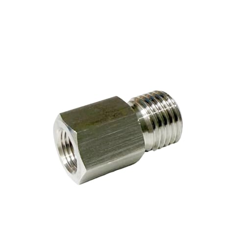 LTRAJUYNH 1/2" NPT Female to M14x1.5 Male 304 Stainless Steel High Pressure Pipe Fitting Adapter von LTRAJUYNH