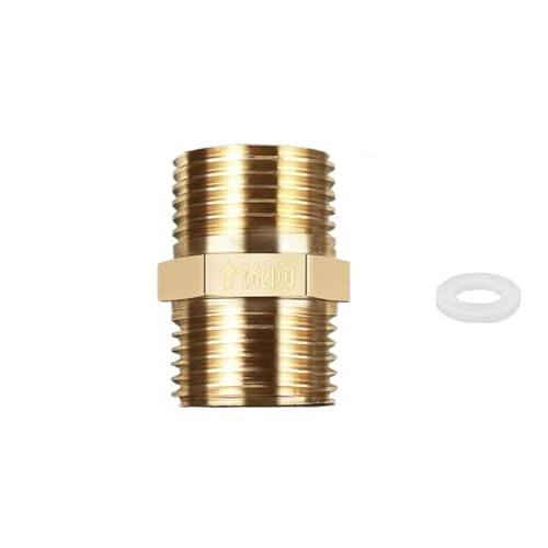 LTRAJUYNH 1PC Brass 1/2" Male Female Thread Check Valve BSP One Way Non-Return Valve von LTRAJUYNH