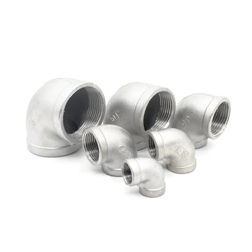 LTRAJUYNH 1PC Elbow 90 Degree Angled SS304 Female Threaded Pipe Fittings Elbow Threaded Connection 1/4" LTRAJUYNH 1PC Elbow 90 Degree Angled SS304 Female Threaded Pipe Fittings Elbow Threaded Connection 1/4" von LTRAJUYNH
