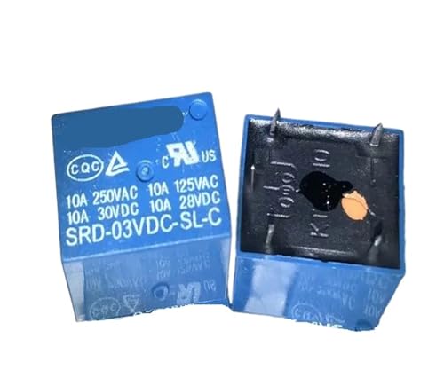 LTRAJUYNH 1pc SRD-03VDC-SL-C Relay 5pins von LTRAJUYNH