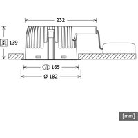 LTS Licht&Leuchten LED-Einbaudownlight 24W 4000K 1961lm TPS182204011/DALI ws - 634975 von LTS Licht Leuchten
