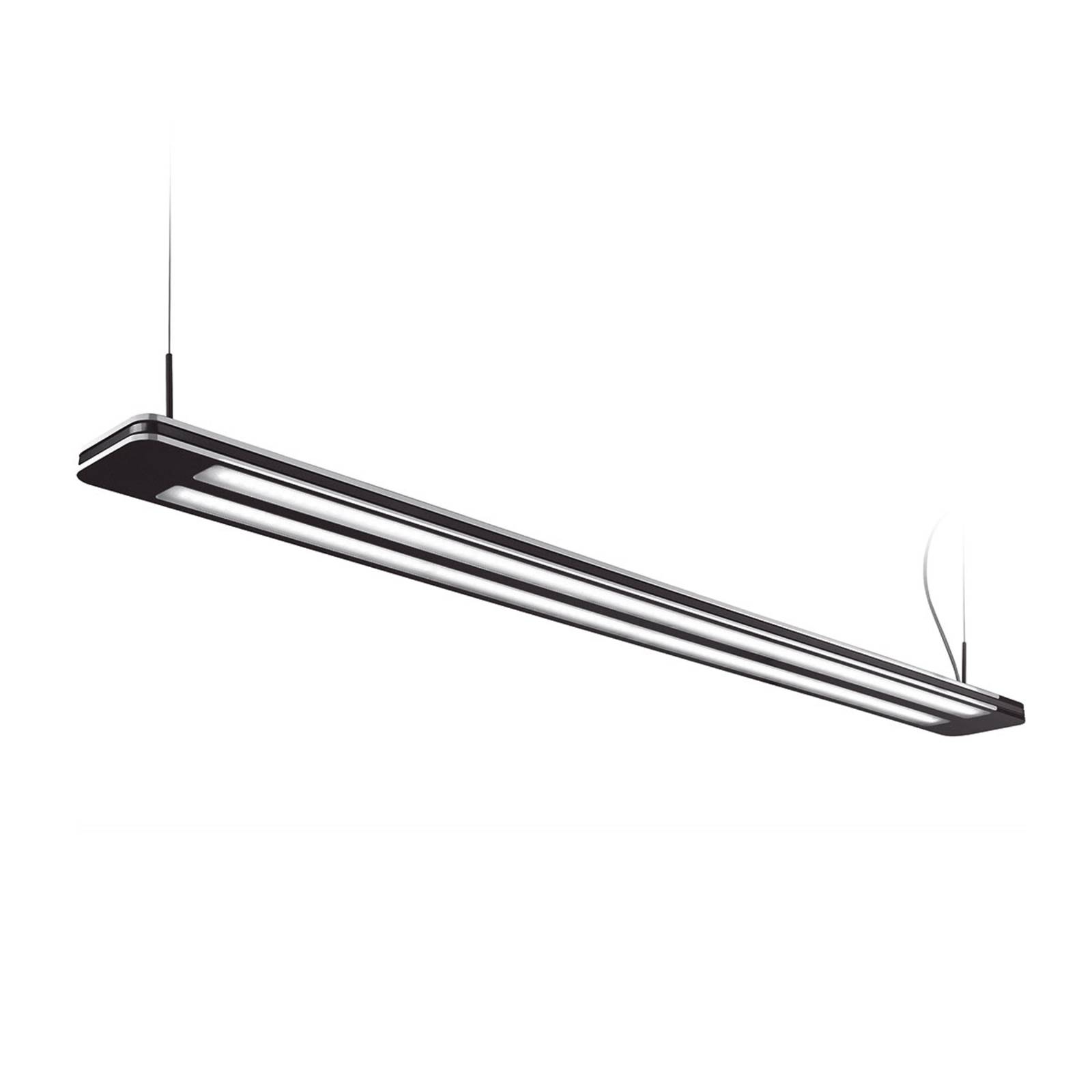 LED-Pendelleuchte Trentino II, 156 W, schwarz von LTS