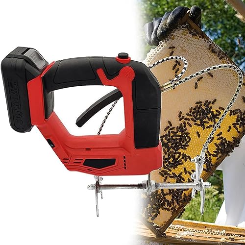 LTSRLL Elektrischer bienenschüttler, wiederaufladbarer tragbarer elektrischer bienenschüttler, vibrationsmaschine zum entfernen der Bienenzucht, 1-4-gang-einstellung und gezacktem milz-hebeclip,Red-A LTSRLL Elektrischer bienenschüttler, wiederaufladbarer tragbarer elektrischer bienenschüttler, vibrationsmaschine zum entfernen der Bienenzucht, 1-4-gang-einstellung und gezacktem milz-hebeclip,Red-A von LTSRLL