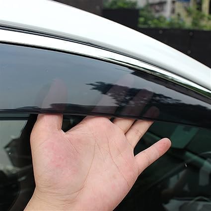 LTSRLL Windabweiser für Mercedes-Benz GLK-Class MK1-X204 2008 2009 2010 2011 2012 2013 2014 2015, Autofenster Windabweiser Seitenfensterabweiser Set mit 4 Windabweisern von LTSRLL