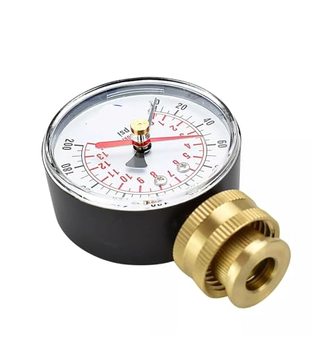 2-1/2" Wasserdruckprüfgerät 200 PSI, 3/4" Innengewindeschlauch- von LTUNKHWP