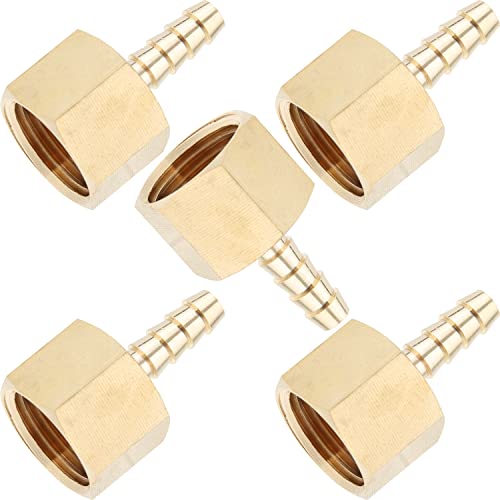 LTWFITTING Messing Fittings Anschluss 1/2" Innengewinde IG x 6 mm Schlauch (5 Stück) von LTWFITTING