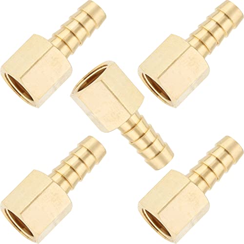 LTWFITTING Messing Fittings Anschluss 1/4" Innengewinde IG x 8 mm Schlauch (5 Stück) von LTWFITTING
