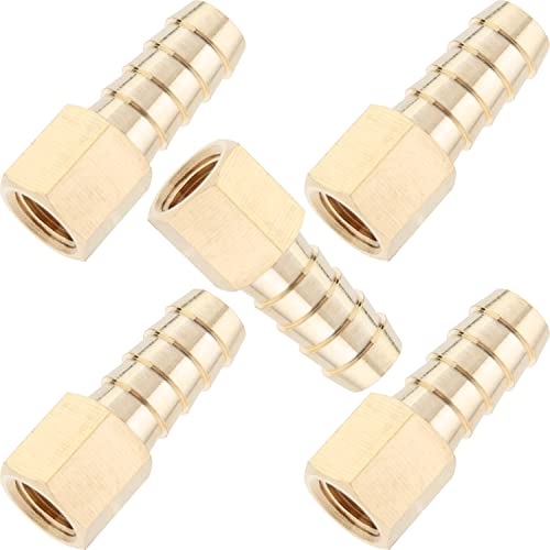 LTWFITTING Messing Fittings Anschluss 1/8" Innengewinde IG x 10 mm Schlauch (5 Stück) von LTWFITTING
