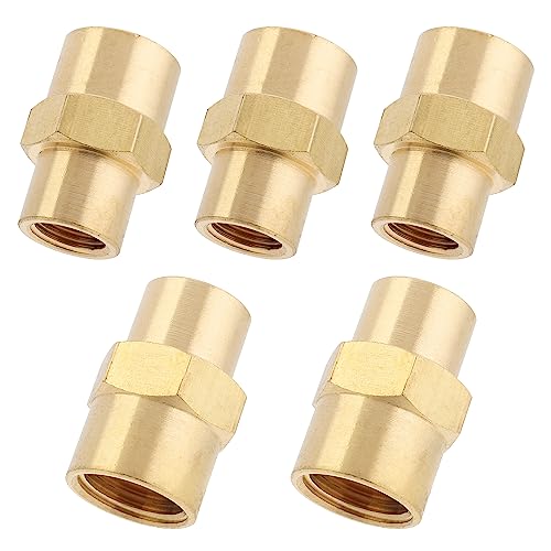 LTWFITTING Messing Fittings Sechskant 1/4" IG x 1/8" IG Verbindung reduziert (5 Stücke) von LTWFITTING