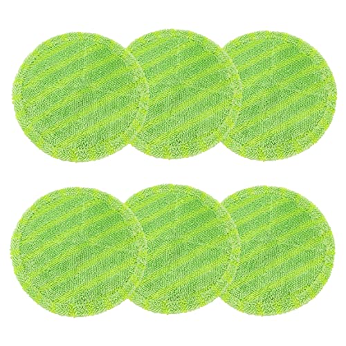 LTWHOME 16cm Mikrofaser Pads geeignet für Floating Mop M30457 (6 Stück) von LTWHOME