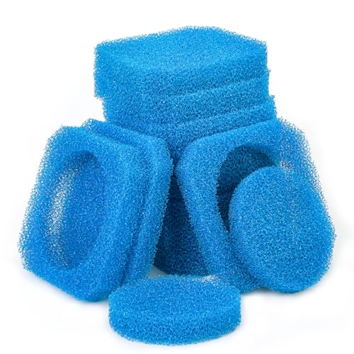 LTWHOME Bio Filterschaum passend für JBL Cristal Profi, e 150X/e 190X, UNIBLOC (12 Stück) von LTWHOME