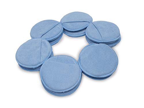 LTWHOME 12 Stück Handpolierschwamm Mikrofasertuch Auto Polierschwamm Applicator Pads für Wachse, Polieren, Farbe sauber, statt Poliermaschine von LTWHOME