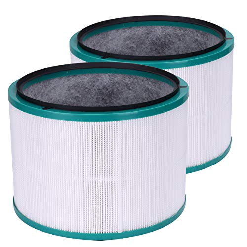 LTWHOME Ersatz HEPA Filter für Dyson HP01, HP02, DP01, DP02 Desk Purifiers, Vergleiche mit 968125-03 (2 Stück) von LTWHOME