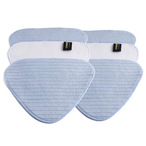 LTWHOME Ersatz Mikrofaser Mop Pads Passend für Dirt Devil 318022 M318 Vacuum Cleaner (6 Stück) von LTWHOME