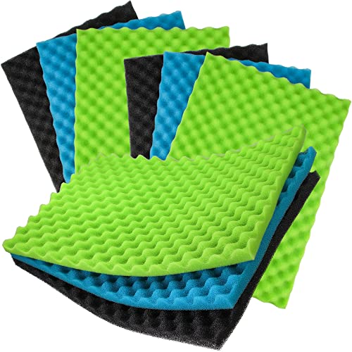 LTWHOME Fish Pong Foam Filter Sponge Set 25" X 18" Media (Pack of 3 Sets) von LTWHOME