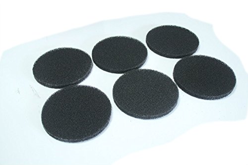 LTWHOME Generisch Aktivkohle Filterschwamm Passend für Fluval FX5 / FX6 Filters(6 Stück) von LTWHOME