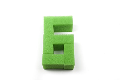 LTWHOME Medium Filterschwamm Aquarium Passend für Juwel Compact/BioFlow 3.0 Filter/M (6 Stück) von LTWHOME
