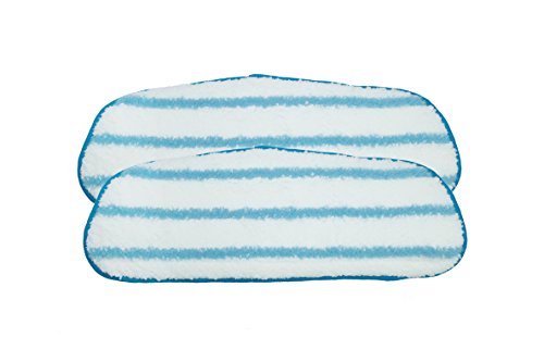 LTWHOME Nasse Mop Pads geeignet für Dirt Devil Steam Mop,kompatibel für Part AD51000 (Packung mit 2) von LTWHOME