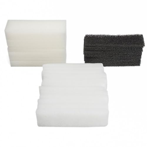 LTWHOME Schaumfilter, Kohlefilter und Polyesterfilter Serie Passend für Fluval U3 Filter(72 Stück) von LTWHOME