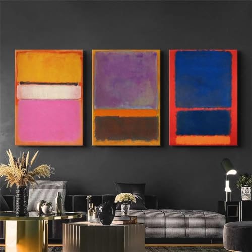 LTjiajuypd Berühmte Mark Rothko Abstrakte Wandbilder Leinwandmalerei Poster und Drucke Nordisches modernes Wohnzimmer Wohnkultur Bilder 50x70cm-3Stk Rahmenlos LTjiajuypd Berühmte Mark Rothko Abstrakte Wandbilder Leinwandmalerei Poster und Drucke Nordisches modernes Wohnzimmer Wohnkultur Bilder 50x70cm-3Stk Rahmenlos von LTjiajuypd