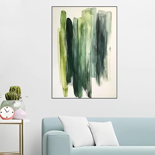 LTjiajuypd Moderne Drucke Ölgemälde Grüne Farbe Wandkunst Abstrakte Leinwandfarbe Bild Für Hauskarte Für Wohnzimmer Heimdekoration 50x75cm Rahmenlos LTjiajuypd Moderne Drucke Ölgemälde Grüne Farbe Wandkunst Abstrakte Leinwandfarbe Bild Für Hauskarte Für Wohnzimmer Heimdekoration 50x75cm Rahmenlos von LTjiajuypd