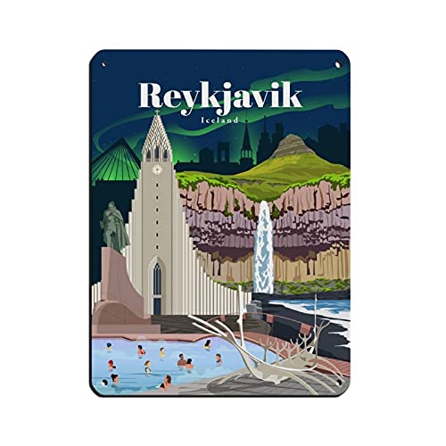 LUAJZF Island Reykjavík Vintage Retro Reiseposter Blechschild Vintage Metall Pub Club Café Bar Zuhause Wandkunst Dekoration Poster Retro 30 x 30 cm LUAJZF Island Reykjavík Vintage Retro Reiseposter Blechschild Vintage Metall Pub Club Café Bar Zuhause Wandkunst Dekoration Poster Retro 30 x 30 cm von LUAJZF