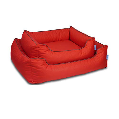 LUBEN Xtreme Sofa, wasserdicht, Rot, XS, Schwarz von LUBEN