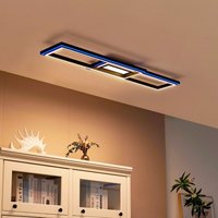 [GEBRAUCHT] B-Ware Lucande Smart Led Deckenleuchte Tjado 115 Cm Schwarz Rgb Cct Deckenlampe Lampe von LUCANDE