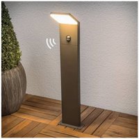 [GEBRAUCHT] Lucande Grafitgraue Led Wegeleuchte Außenleuchte Lampe Leuchte Nevio Gartenlampe B-Ware von LUCANDE