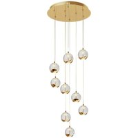 Lucande - gebraucht] Hayley Led Hängeleuchte Hängeleuchte Lampe Pendelleuchte 9 Flammig G874 B-Ware von LUCANDE