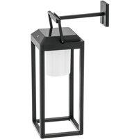 [GEBRAUCHT] Lucande Led Solarleuchte Lampe Außenleuchte Schwarz Aluminium Eckig 2in1 Tilena B-Ware von LUCANDE