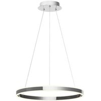 [GEBRAUCHT] Lucande Lyani Led Pendelleuchte Deckenlampe Hängeleuchte Lampe Chrom Weiß Rund B-Ware von LUCANDE