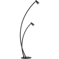 [GEBRAUCHT] Lucande Velanoris Stehlampe Stehlampe Lampe Leuchte Leselampe 2 Fl. Schwarz B-Ware von LUCANDE