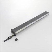 Lucande - gebraucht] Aegisa Led Wegeleuchte Gartenleuchte Mastleuche Pollerleuchte Led 110 Cm B-Ware von LUCANDE
