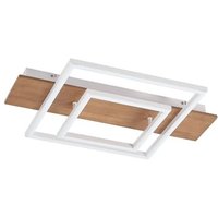 Lucande - gebraucht] Chariska LED-Deckenlampe Deckenlampe Deckenleuchte Lampe Holz weiß 60 cm von LUCANDE