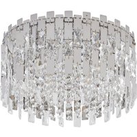 Lucande - gebraucht] Deckenleuchte Arcan Chrom Kristallglas ø 40 Cm Deckenlampe Lampe Leuchte B-Ware von LUCANDE