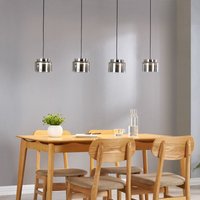 Lucande - gebraucht] Diano Hängeleuchte Rauchgrau Vierflammig Deckenlampe Deckenleuchte Lampe B-Ware von LUCANDE