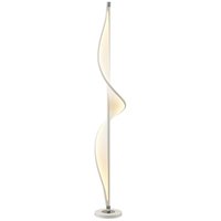 Lucande - gebraucht] Edano Led Stehlampe Wohnzimmerlampe Standleuchte Dekoleuchte Led Weiß384 B-Ware von LUCANDE