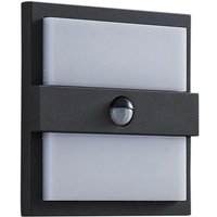 Lucande - gebraucht] Gylfi Led Außenwandleuchte Außen Wandleuchte Wandleuchte Quadratisch Sens B-Ware von LUCANDE