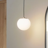 Lucande - gebraucht] Hängelampe Bidolo Hängeleuchte Deckenlampe Messingfarben Glas 15 Cm Ip44 B-Ware von LUCANDE