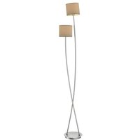 Lucande - gebraucht] Juljana Stehlampe 2 Flg Stoffschirme Standleuchte Stehleuchte Lesela776 B-Ware von LUCANDE