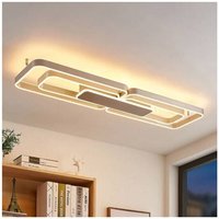 Gebraucht] Lucande Kadira Led Deckenlampe Deckenlampe Deckenlicht Lampe Leuchte 120 Nickel B-Ware von LUCANDE